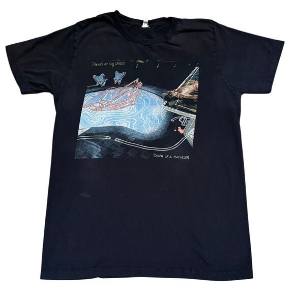 Panic At The Disco P!ATD Death of a Bachelor Album, Short Sleeve Black, Size Med - Picture 1 of 2